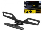 Suport pentru plăcuță de înmatriculare de motocicletă universal reglabil Suport pentru fară spate Dirt Pit Sport Bike ATV Eliminator Suport pentru plăcuță de înmatriculare