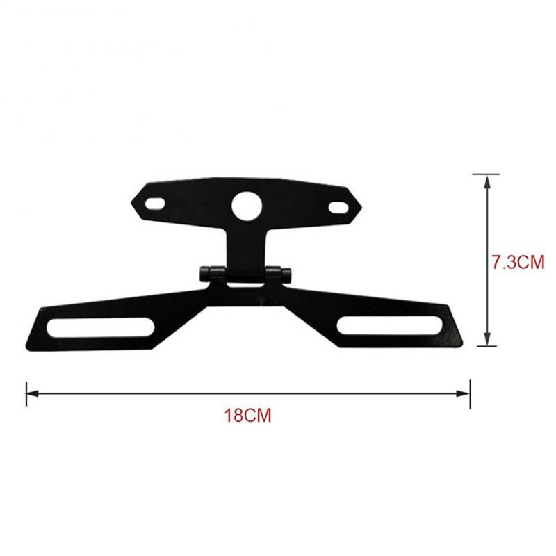 Suport pentru plăcuță de înmatriculare de motocicletă universal reglabil Suport pentru fară spate Dirt Pit Sport Bike ATV Eliminator Suport pentru plăcuță de înmatriculare