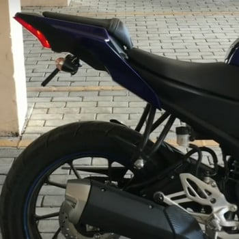 Κατάλληλο για Yamaha YZF R15 R150 2008-2022 Πίσω ουρά τακτοποιημένο φτερό εξολοθρευτής κιτ βάσης πινακίδας κυκλοφορίας Στήριγμα μοτοσικλέτας αλουμίνιο