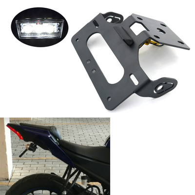 Alkalmas Yamaha YZF R15 R150 2008-2022 hátsó farok Tidy sárvédő elválasztó készlet rendszámtábla tartó konzol motorkerékpár alumínium