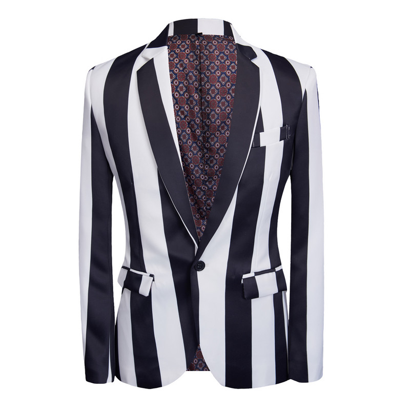 Costum de toamnă Costum de vară Mariage Homme Negru Alb Gri Stripe Set Set Smoking Uomo Trajes De Hombre Smoking Masculino