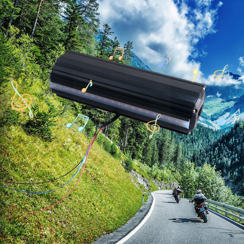 Afișaj LED Difuzoare pentru motociclete Radio Bluetooth Control audio Aplicație Moto Difuzoare Fm Mp3/tf/usb Accesorii player Stereo Sys S3r6