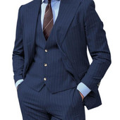 Dunge Nuntă Mire Tuxedo Formal Business Costume pentru bărbați Slim Fit cu rever cu vârf Cel mai bun blazer pentru bărbați 3 buc personalizat (Jachetă+Pantalon+Veste)