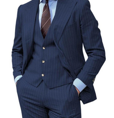Dunge Nuntă Mire Tuxedo Formal Business Costume pentru bărbați Slim Fit cu rever cu vârf Cel mai bun blazer pentru bărbați 3 buc personalizat (Jachetă+Pantalon+Veste)