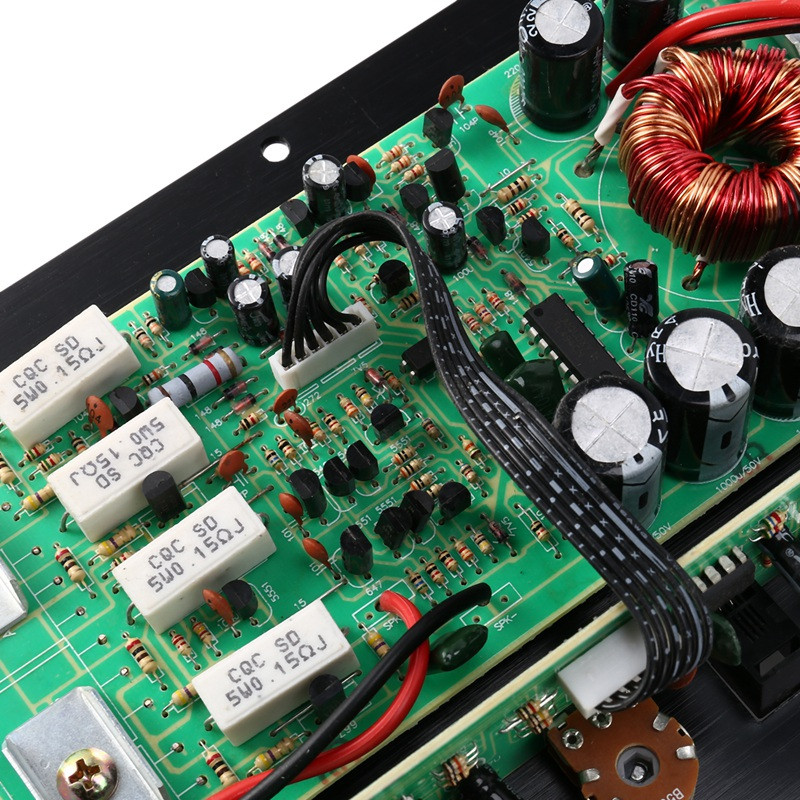 Subwoofer de bas puternic 12V 1000W 105Dba Mono Amplificator audio auto de înaltă putere Placă de amplificare Supraîncărcare termică Protejează basul puternic