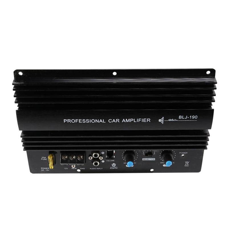 Subwoofer de bas puternic 12V 1000W 105Dba Mono Amplificator audio auto de înaltă putere Placă de amplificare Supraîncărcare termică Protejează basul puternic