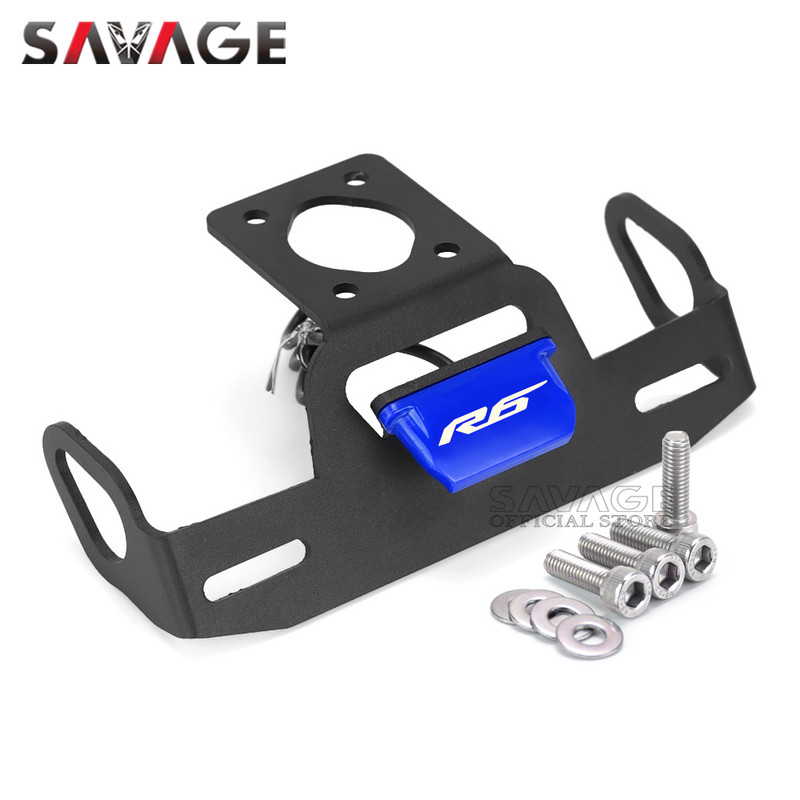 Suport pentru plăcuță de înmatriculare pentru YAMAHA YZF R6 2006-2021 YZFR6 18 2020 Suport cadru pentru coada motocicletei Eliminator de aripi