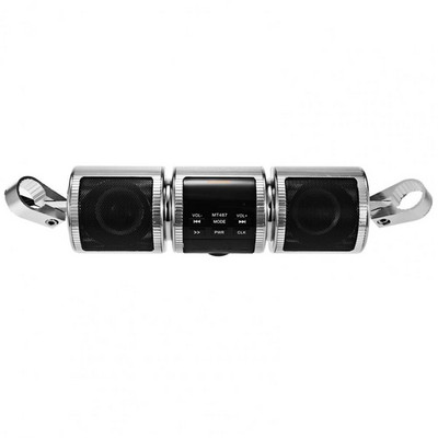 Ghidon Motocicletă MP3 Player Difuzor Bluetooth Muzică Radio FM Suport reglabil Impermeabil Motocicletă Audio Stereo 12V