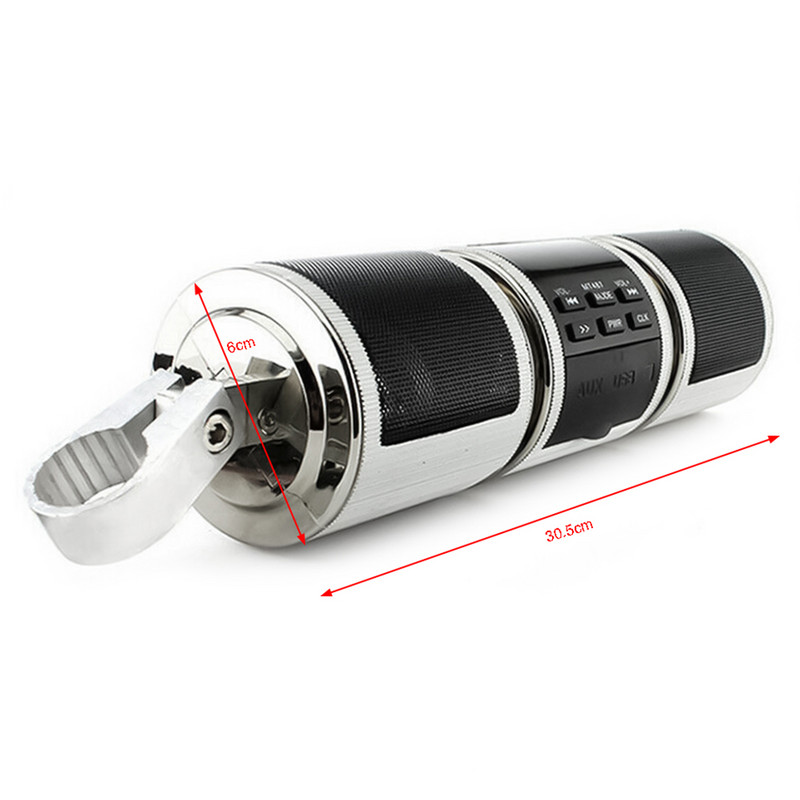 Impermeabil Motocicletă MP3 Bluetooth FM Radio Difuzor stereo Audio Music Player Accesorii pentru motociclete