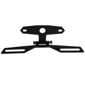 Suport pentru plăcuță de înmatriculare pentru motociclete Lampă din spate Fixă pliabilă pentru cadru plăcuță de înmatriculare Q9QD