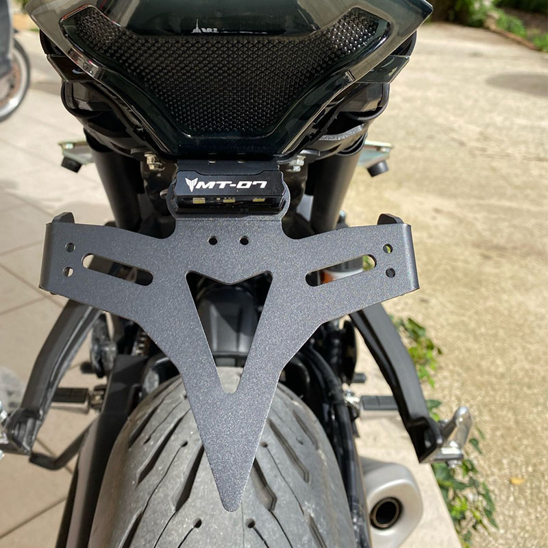 Cadru plăcuță de înmatriculare Suport pentru motocicletă Eliminator de aripi pentru coadă pentru Yamaha MT07 MT 07 FZ-07 MT-07 2013-2021 2014 2018