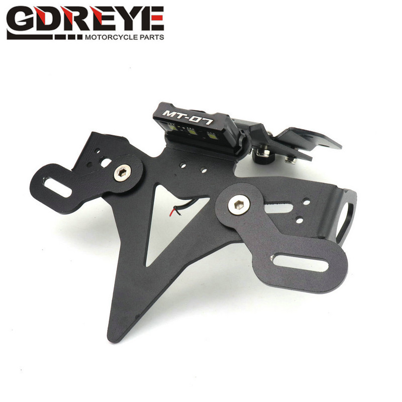 Cadru plăcuță de înmatriculare Suport pentru motocicletă Eliminator de aripi pentru coadă pentru Yamaha MT07 MT 07 FZ-07 MT-07 2013-2021 2014 2018