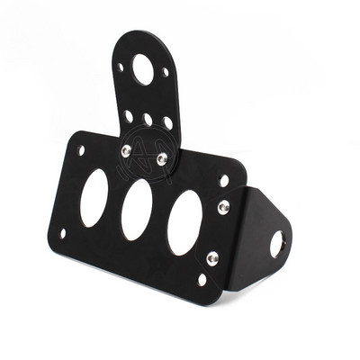 Lampă spate universală 12V cu montare laterală pentru motocicletă cu suport pentru plăcuță de înmatriculare pentru Harley Bobber Yamaha Honda Suzuki