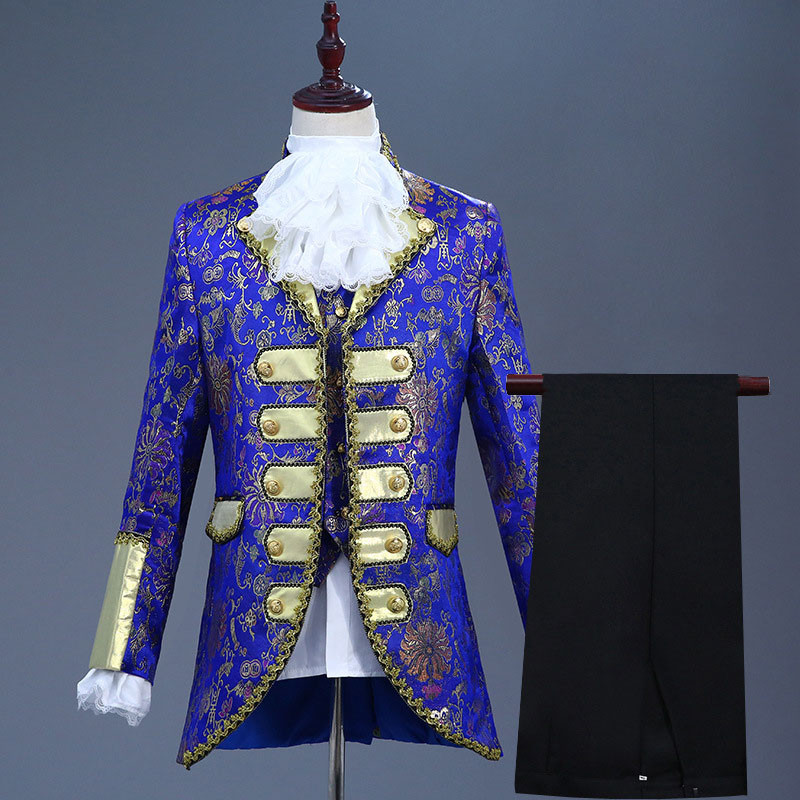 Costume de lux broderie costume bărbați costume de nuntă pentru petrecere costum de rochie smoking pentru bărbați costum de cântăreț pentru scenă