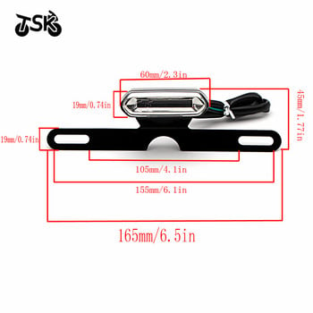 Φως LED MOTO πινακίδας για DUCATI 848 899 748 996 999 1199 1098 1198 1299 ST4 Universal εξαρτήματα μοτοσυκλετών