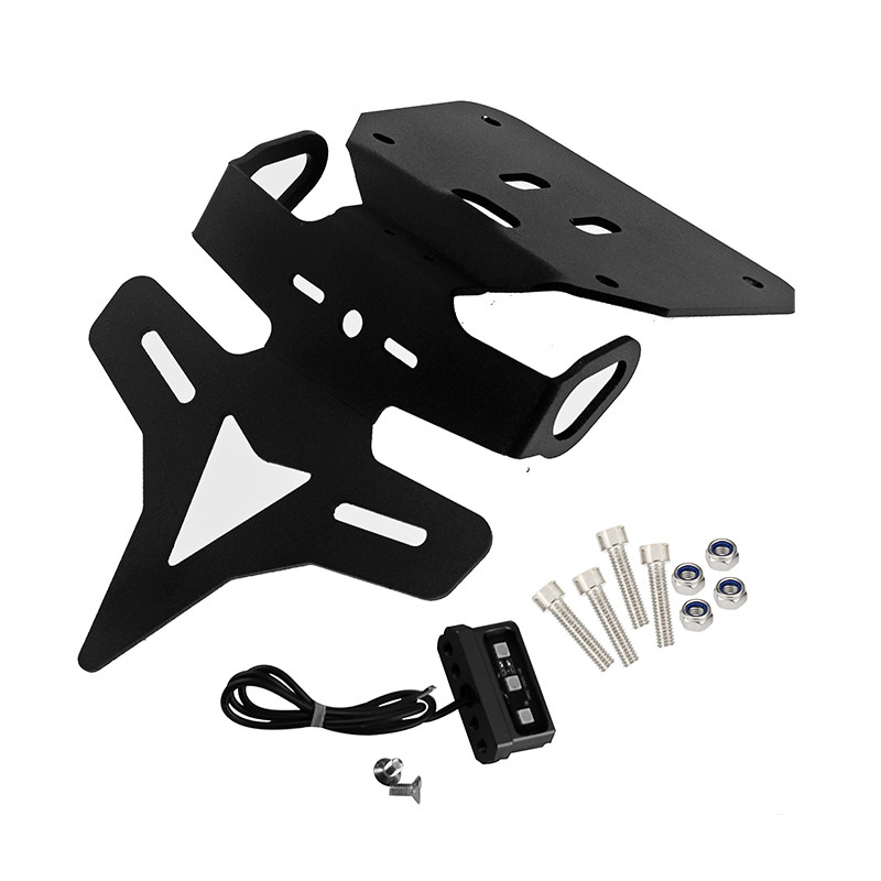 MTKRACING pentru YAMAHA YZF-R3 YZF-R25 YZFR3 YZFR25 YZF R3 R25 2017-2020 Suport plăcuță de înmatriculare LED Lumină Coadă Tidy Aripa Eliminator