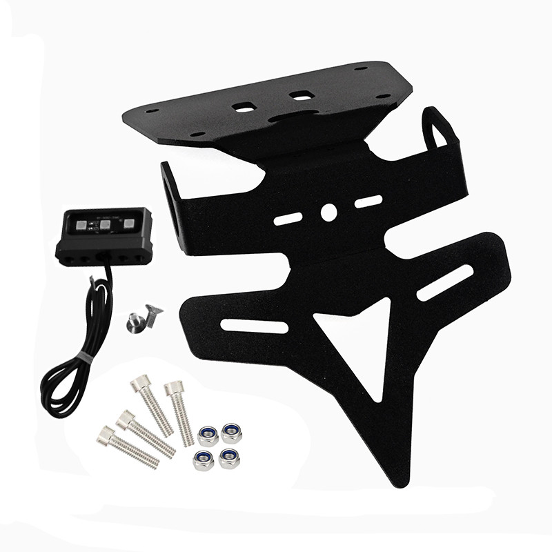 MTKRACING pentru YAMAHA YZF-R3 YZF-R25 YZFR3 YZFR25 YZF R3 R25 2017-2020 Suport plăcuță de înmatriculare LED Lumină Coadă Tidy Aripa Eliminator