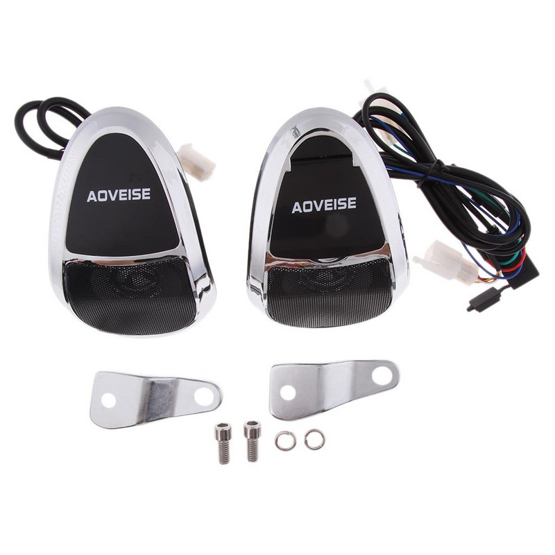 Difuzor stereo pentru motociclete MP3 Sistem audio Radio USB TF