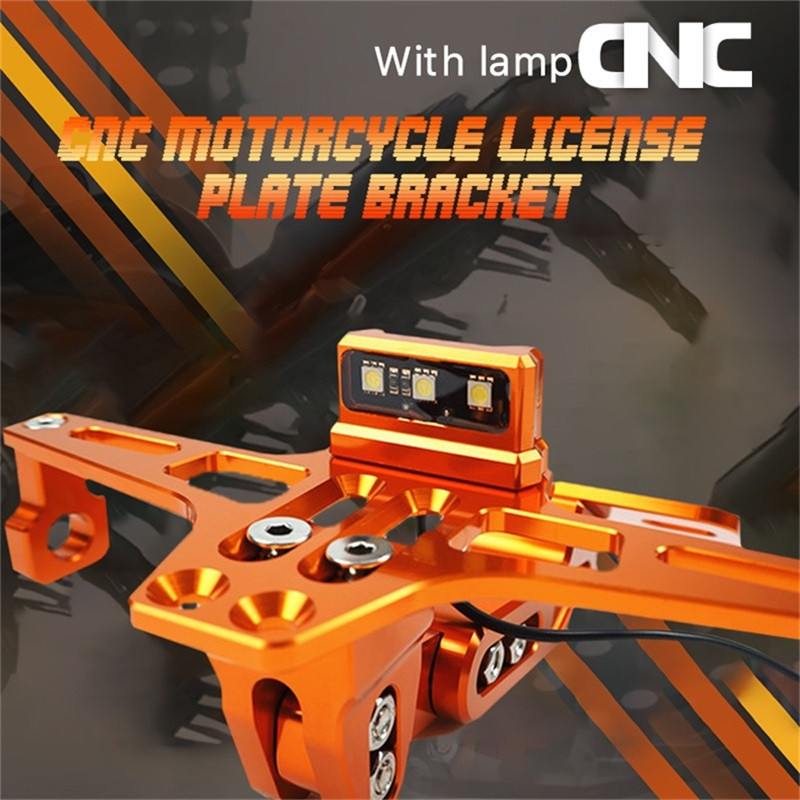 Suport pentru plăcuță de înmatriculare cu LED pentru motociclete, placă de suport, cadru de suport pentru moto, pentru fz6 fz1 benelli trk 502 tnt 125 xmax 125 Buell Yamaha