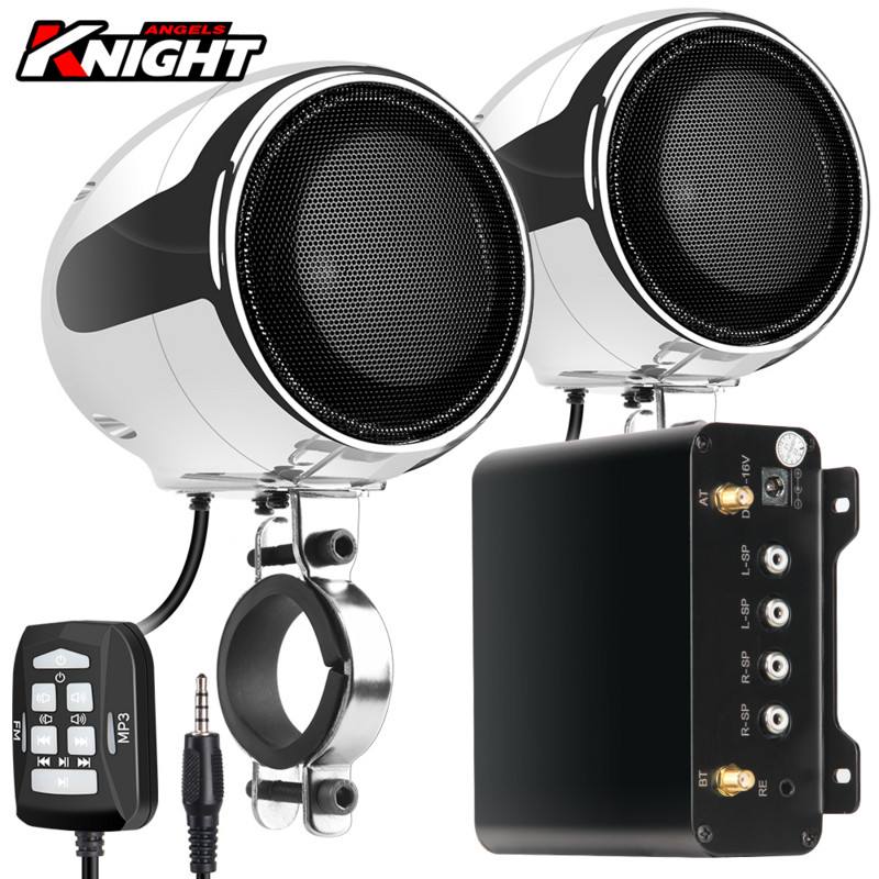 Audio Motocicletă Sistem acustic Bluetooth Difuzor Suport impermeabil Motociclete, ATV-uri, UTV-uri, Vehicule pentru vizitarea obiectivelor turistice, Cărucior de golf