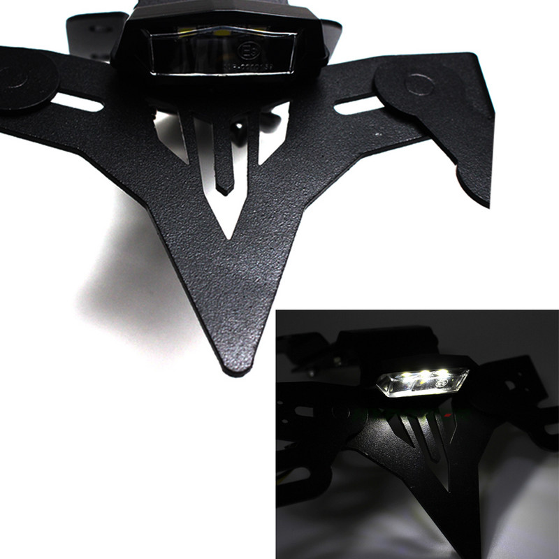 Pentru Yamaha MT 07 FZ 07 MT07 FZ07 2013-2019 Suport plăcuță de înmatriculare din spate a motocicletei Suport Suport Coadă Eliminator de aripi