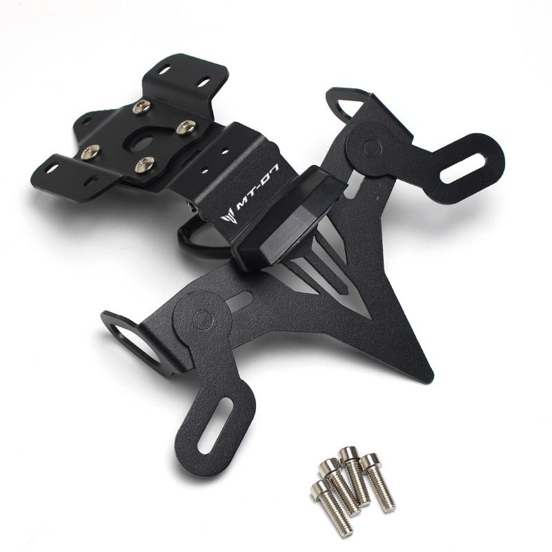 Pentru Yamaha MT 07 FZ 07 MT07 FZ07 2013-2019 Suport plăcuță de înmatriculare din spate a motocicletei Suport Suport Coadă Eliminator de aripi