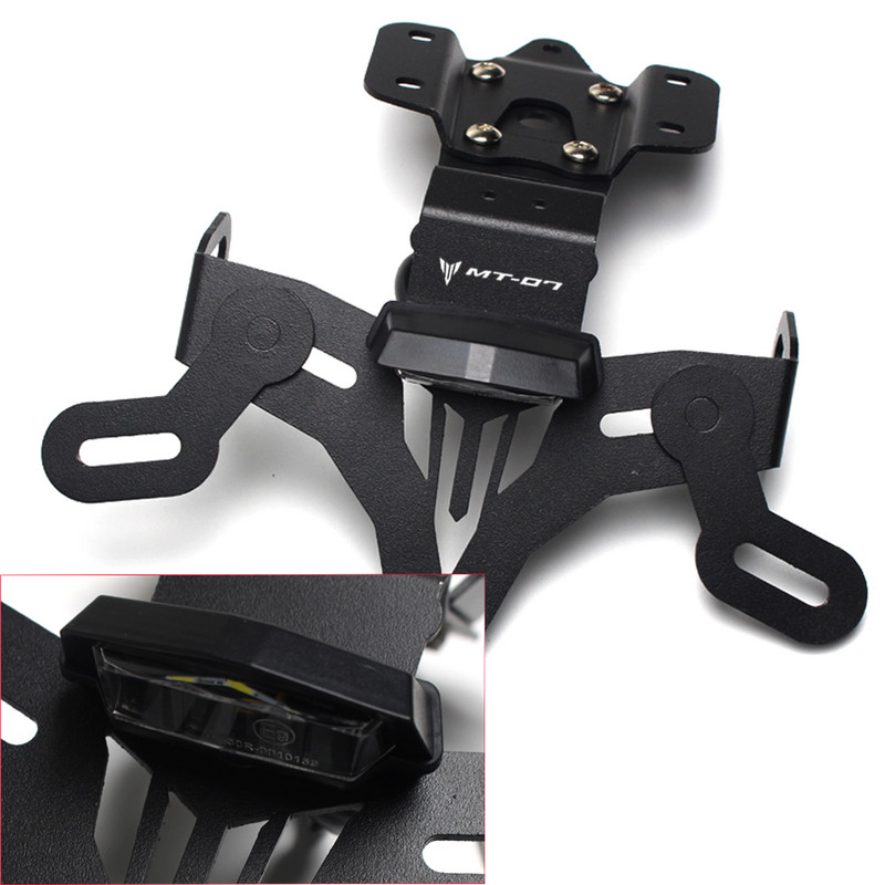 Pentru Yamaha MT 07 FZ 07 MT07 FZ07 2013-2019 Suport plăcuță de înmatriculare din spate a motocicletei Suport Suport Coadă Eliminator de aripi