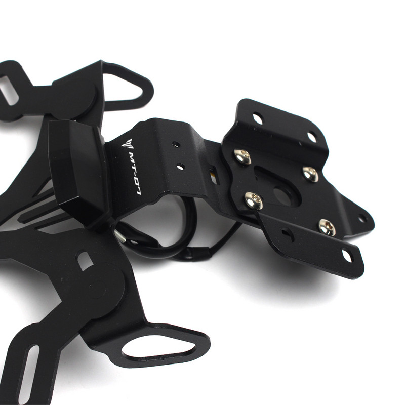 Pentru Yamaha MT 07 FZ 07 MT07 FZ07 2013-2019 Suport plăcuță de înmatriculare din spate a motocicletei Suport Suport Coadă Eliminator de aripi