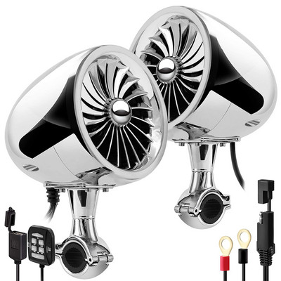 300W Amplifer 4 инча водоустойчив мотоциклет стерео Bluetooth радио високоговорители ATV UTV аудио система с USB AUX MP3