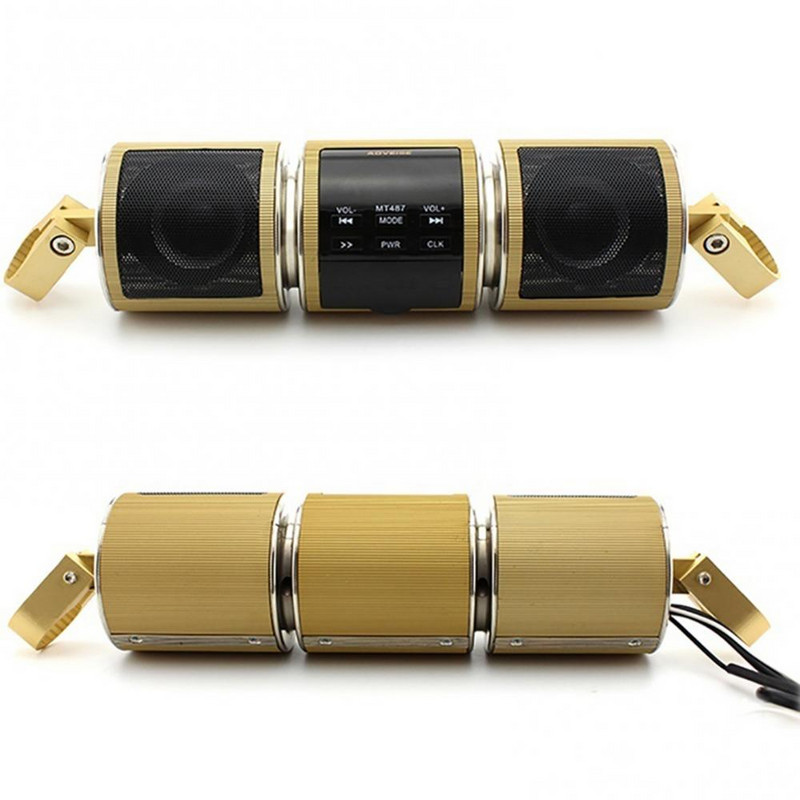 Difuzor Motocicletă 12V 7W Bluetooth V2.1+ EDR Impermeabil Audio Motocicletă Difuzor stereo Motos Radio FM AUX USB TF MP3 Player