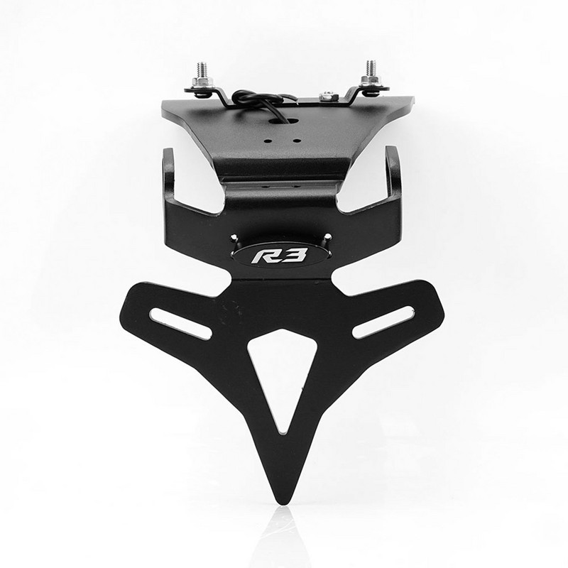 Pentru Yamaha YZF-R3 YZF R3 YZF-R25 YZF R25 Eliminator de apărătoare pentru motociclete Suport plăcuță de înmatriculare Lumină LED