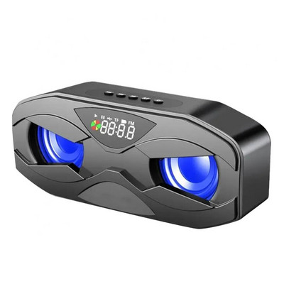 50% Vânzări fierbinți Difuzor audio fără fir compatibil Bluetooth cu afișaj LED Ceas cu alarmă radio FM