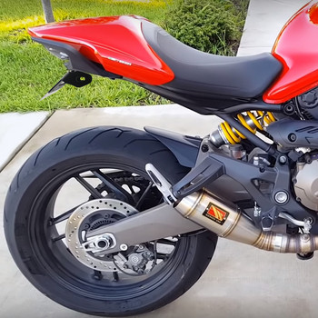 Κατάλληλο για Ducati Monster 821 Stripe DARK 2015-2017 Θήκη πινακίδας Πίσω ουρά Τακτοποιημένο φτερό Εξολκέα κιτ Αριθμός Εγγραφή