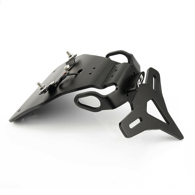 Pentru Yamaha YZF-R3 YZF R3 YZF-R25 YZF R25 Suport pentru plăcuță de înmatriculare pentru motociclete Suport pentru înmatriculare Suport pentru coadă