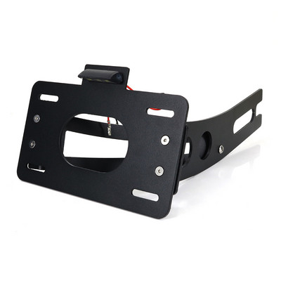 Potrivit pentru Honda Shadow VT 600 C 1988-2000 Eliminator de aripi lateral Suport plăcuță de înmatriculare cu montare laterală Suport lateral pentru plăcuță de înmatriculare