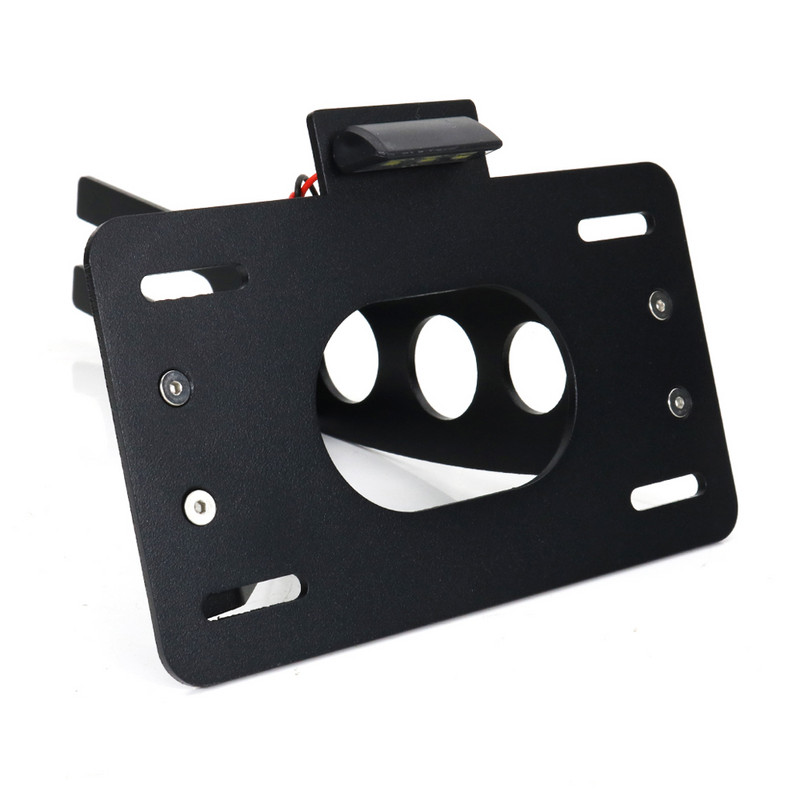 Potrivit pentru Honda Shadow VT 600 C 1988-2000 Eliminator de aripi lateral Suport plăcuță de înmatriculare cu montare laterală Suport lateral pentru plăcuță de înmatriculare