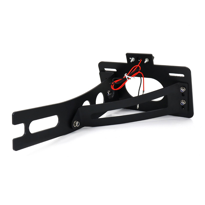 Potrivit pentru Honda Shadow VT 600 C 1988-2000 Eliminator de aripi lateral Suport plăcuță de înmatriculare cu montare laterală Suport lateral pentru plăcuță de înmatriculare