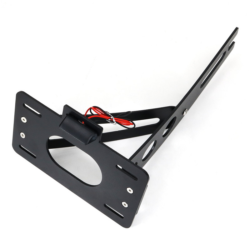 Potrivit pentru Honda Shadow VT 600 C 1988-2000 Eliminator de aripi lateral Suport plăcuță de înmatriculare cu montare laterală Suport lateral pentru plăcuță de înmatriculare