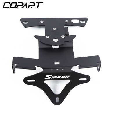 Motocicletă pentru BMW S1000R S1000 R S1000RR S 1000 RR 2010-2018 Cadru din aluminiu pentru plăcuță de înmatriculare din spate cu lumină de semnalizare