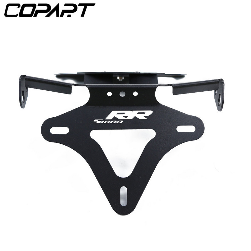 Motocicletă pentru BMW S1000R S1000 R S1000RR S 1000 RR 2010-2018 Cadru din aluminiu pentru plăcuță de înmatriculare din spate cu lumină de semnalizare
