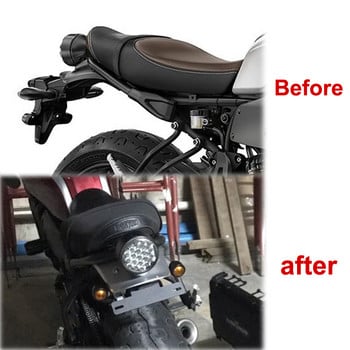 Για Yamaha XSR700 2015 2016 2017 2018 2019 2020 2021 2022 Tail Tidy Fender Kit Eliminator Στήριγμα πινακίδας κυκλοφορίας XSR 700