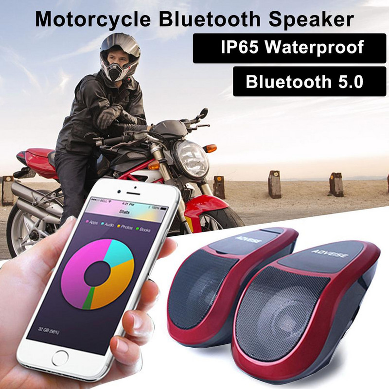 Difuzoare Bluetooth pentru motociclete Sistem de amplificare audio stereo impermeabilă Difuzor portabil Bt pentru exterior Difuzor de înaltă calitate pentru ore lungi