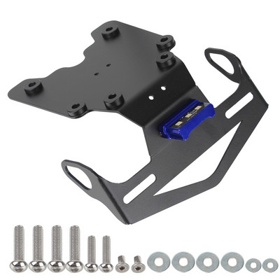 Suport pentru plăcuță de înmatriculare spate motocicletă negru cu lumină spate pentru Tenere 700 2019-2021 Accesorii Motocross