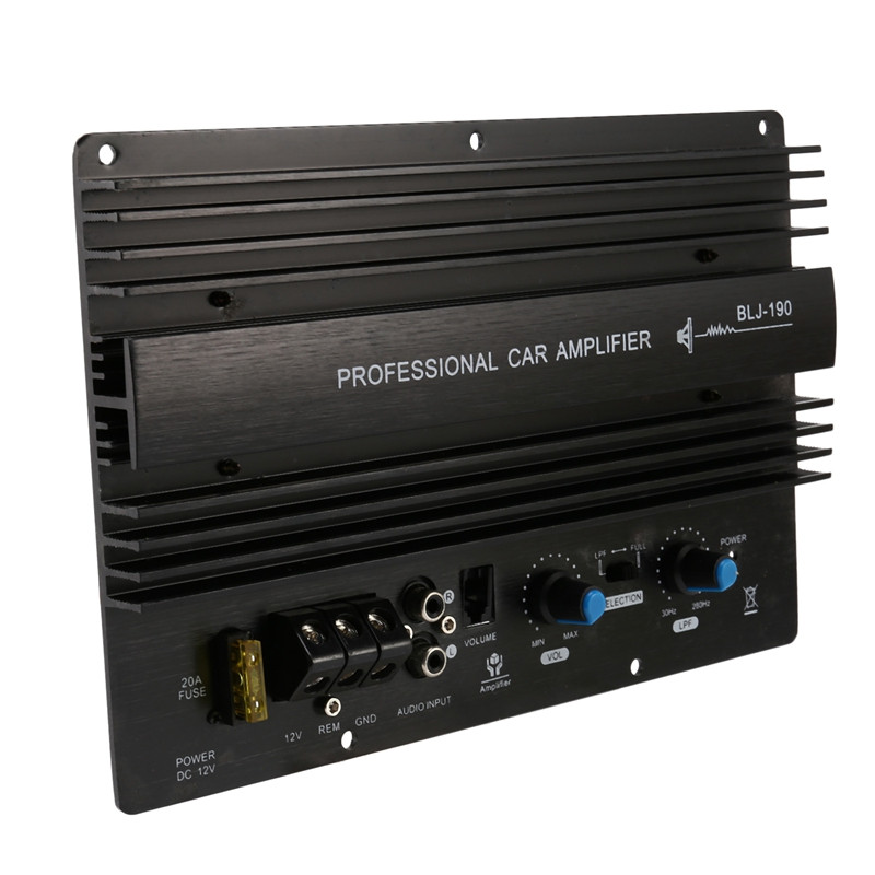 Subwoofer de bas puternic 12V 1000W 105Dba Mono Amplificator audio auto de înaltă putere Placă de amplificare Supraîncărcare termică Protejează basul puternic