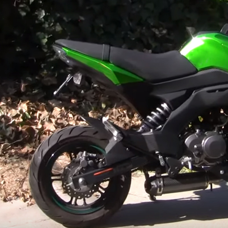 Se potrivește pentru Kawasaki Z125 Z125 Pro 2017 2018 2019 2020 2021 2022 Suport pentru plăcuță de înmatriculare Eliminator de aripi pentru coadă spate