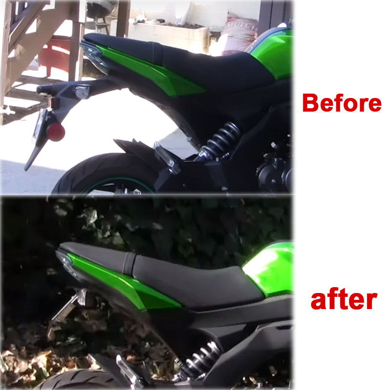 Se potrivește pentru Kawasaki Z125 Z125 Pro 2017 2018 2019 2020 2021 2022 Suport pentru plăcuță de înmatriculare Eliminator de aripi pentru coadă spate