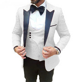 Tuxedo de nuntă cu model floral pentru bărbații de bal Balul, slim Fit, ocazional, costume pentru bărbați cu pantaloni negri, jachetă de modă masculină