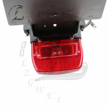 Рамка за регистрационен номер на мотоциклет Задна светлина за Honda AX1 AX-1 250 Сглобка на задния калник
