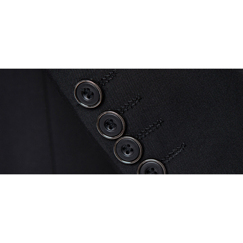 Shenrun Tuxedo pentru bărbați, slim fit, la modă, costum de nuntă, șal, rever, 3 bucăți, jachetă subțire, cu un singur piept, costum cântăreț pentru bal de absolvire