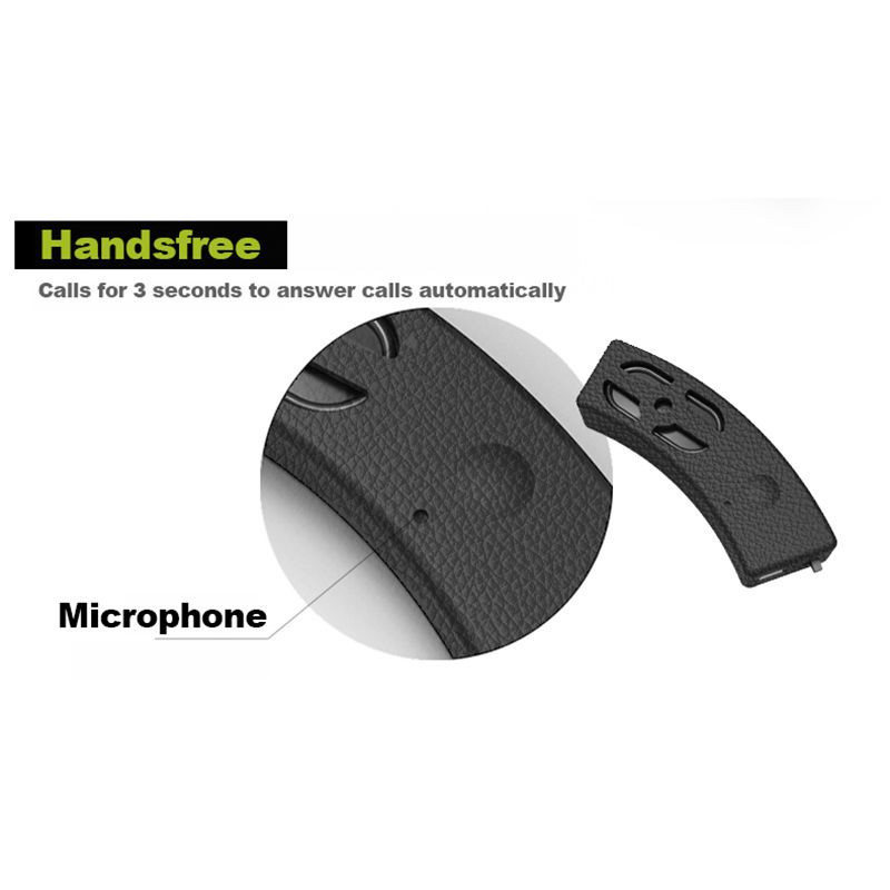 AOVEISE Cască de motocicletă Bluetooth Difuzor Apeluri hands-free Difuzor de bicicletă Difuzor de călărie Difuzor de sunet de bicicletă Automat